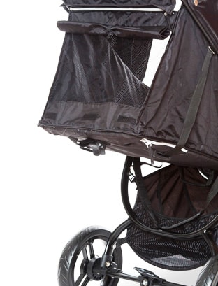Kočárek pro dvojčatá Valco Baby Snap Duo větrání