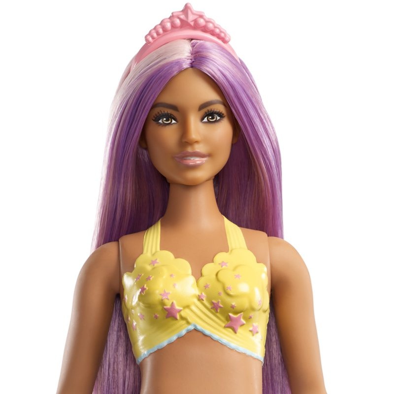 Barbie Fxt08 Lalka Syrenka Podstawowa Fiolet